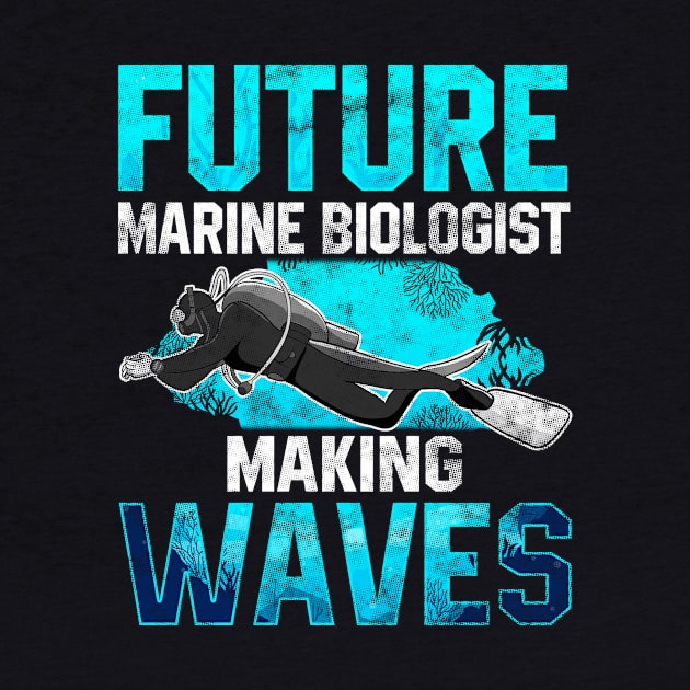 Future Marine Biologist Making Waves Pun by theperfectpresents